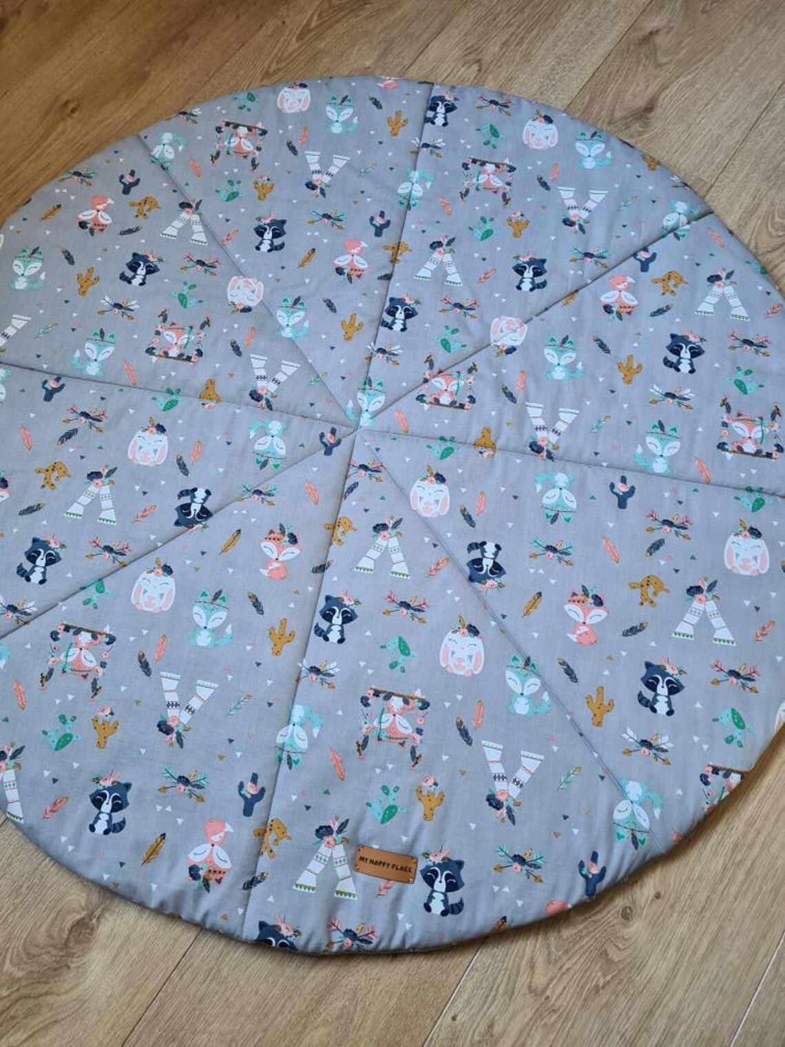 Baby Play Mat Baby Shower Gift Padded Cotton Play Mat Nursery Etsy