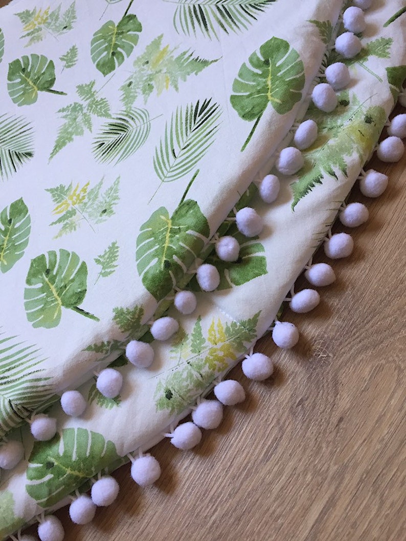 Baby Play Mat Monstera Print Play Mat Baby Shower Gift Leaves Etsy