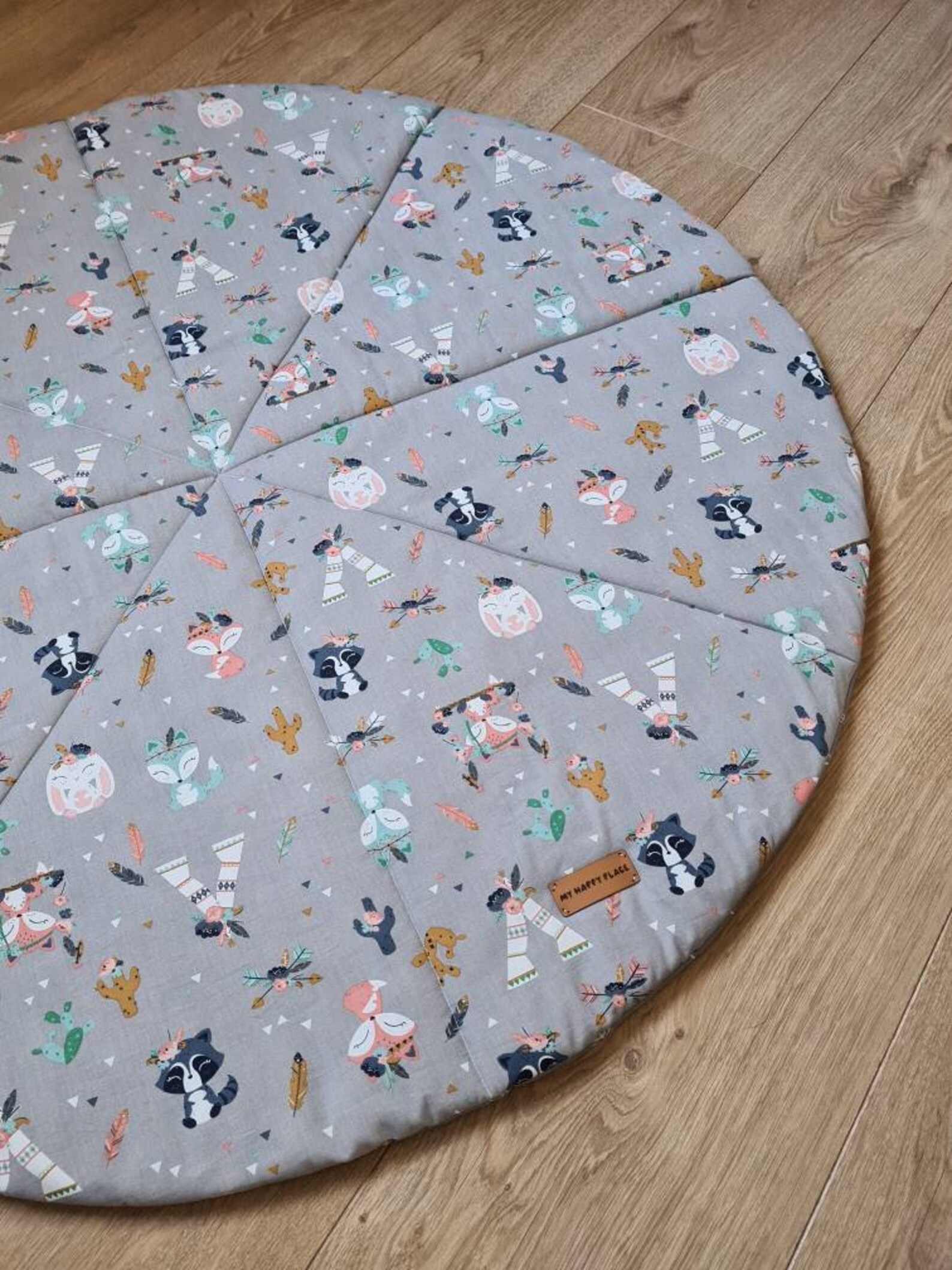 Baby Play Mat Baby Shower Gift Padded Cotton Play Mat Nursery Etsy