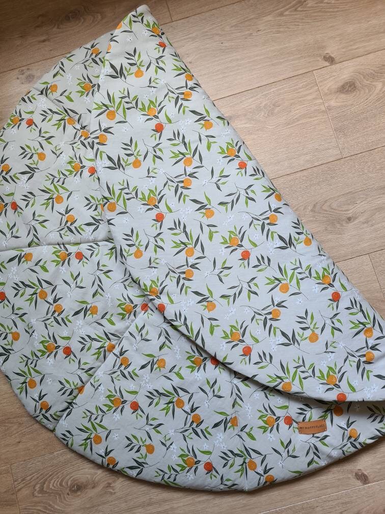 Baby Play Mat Baby Shower Gift Floral Play Mat Padded Cotton Etsy UK