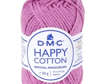 Laine à crocheter pour amigurumi Happy Cotton Dmc