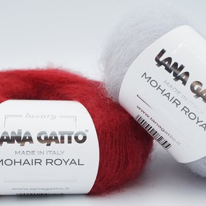 Lana Gatto Mohair Royal, soft kid mohair yarn for knitting