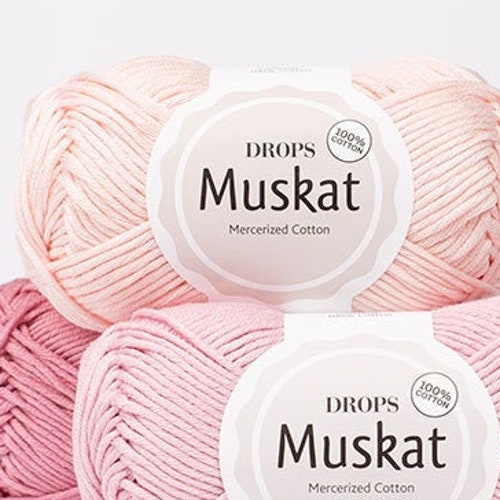 DROPS PARIS Knitting Yarn 100 Cotton Yarn Crochet Cotton Etsy Canada