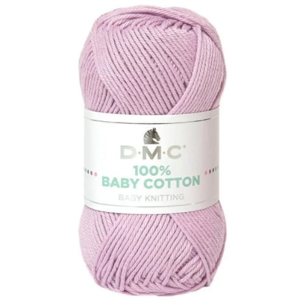 Dmc 100% Baby Cotton yarn soft DK 8ply for knitting and crocheting