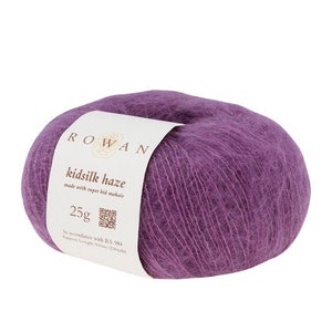 Rowan Kidsilk Haze, light mohair lace weight yarn, soft super kid mohair and silk yarn