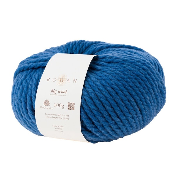 Rowan Big Wool, pure merino wool yarn, bulky weight yarn for knitting, beginner yarn, yarn for winter, yarn for hatm yarn for scarf
