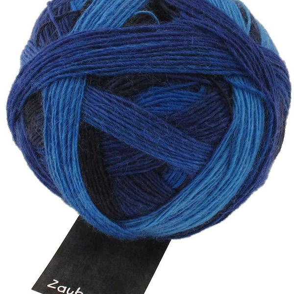 Schoppel Zauberball merino wool sock yarn, gradient multicolor yarn, variegated yarn,gift for knitters