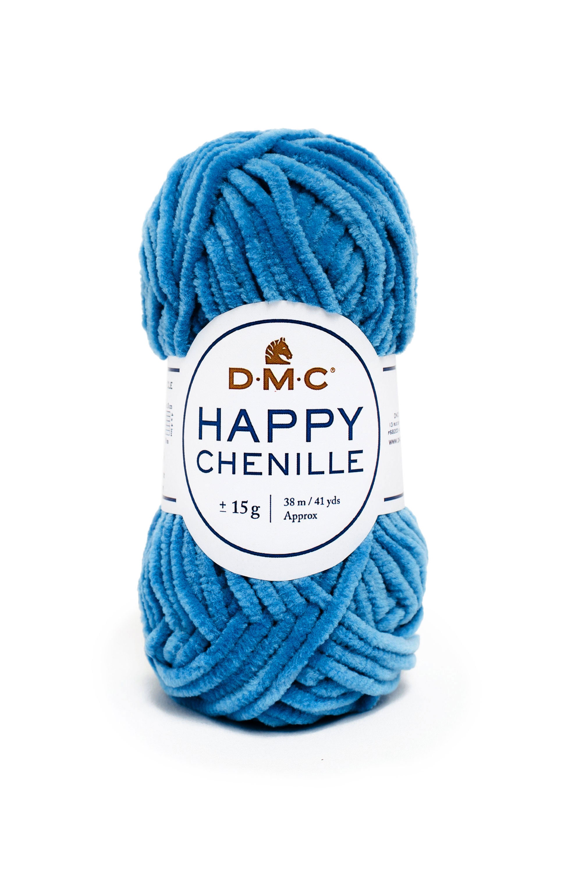 DMC Happy Chenille Fluffy, Soft Crochet Yarn for Amigurumi, 15g 38m/41yd -   Norway