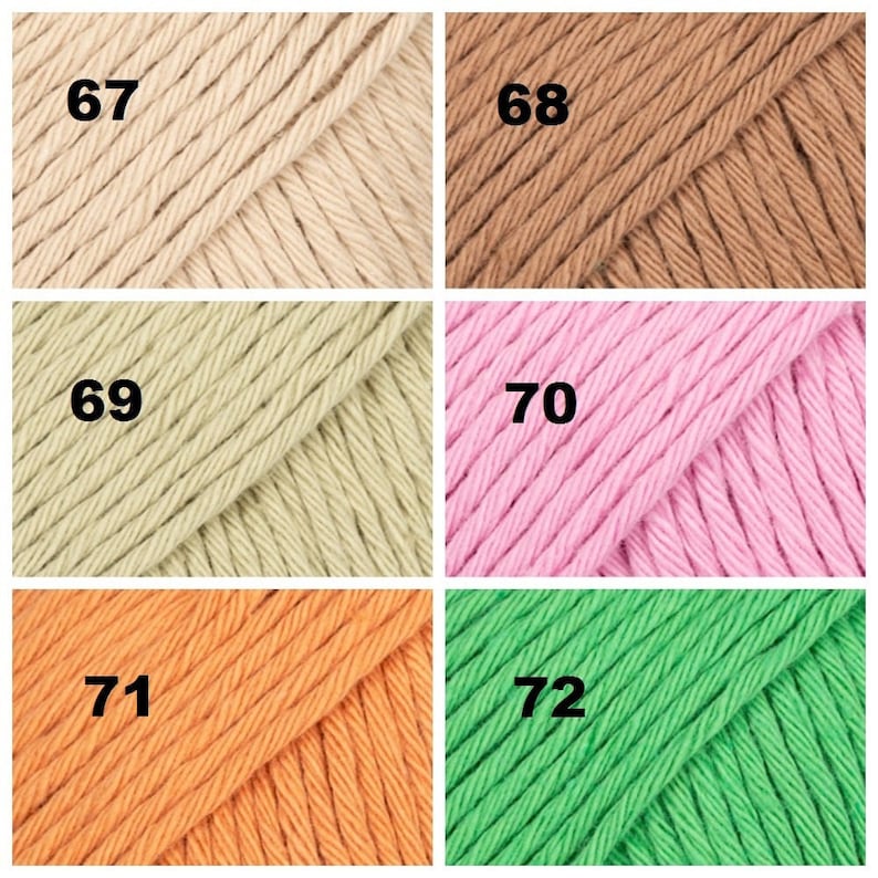 Fil à tricoter DROPS PARIS, fil 100 % coton, fil de coton au crochet, fil d'aran, fil peignée, fil d'été, fil doux, fil naturel image 8