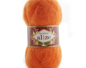 Alize Kid Royal Mohair, Blend Mohair, Soft Yarn, 5 Balls X 50 Gr ...