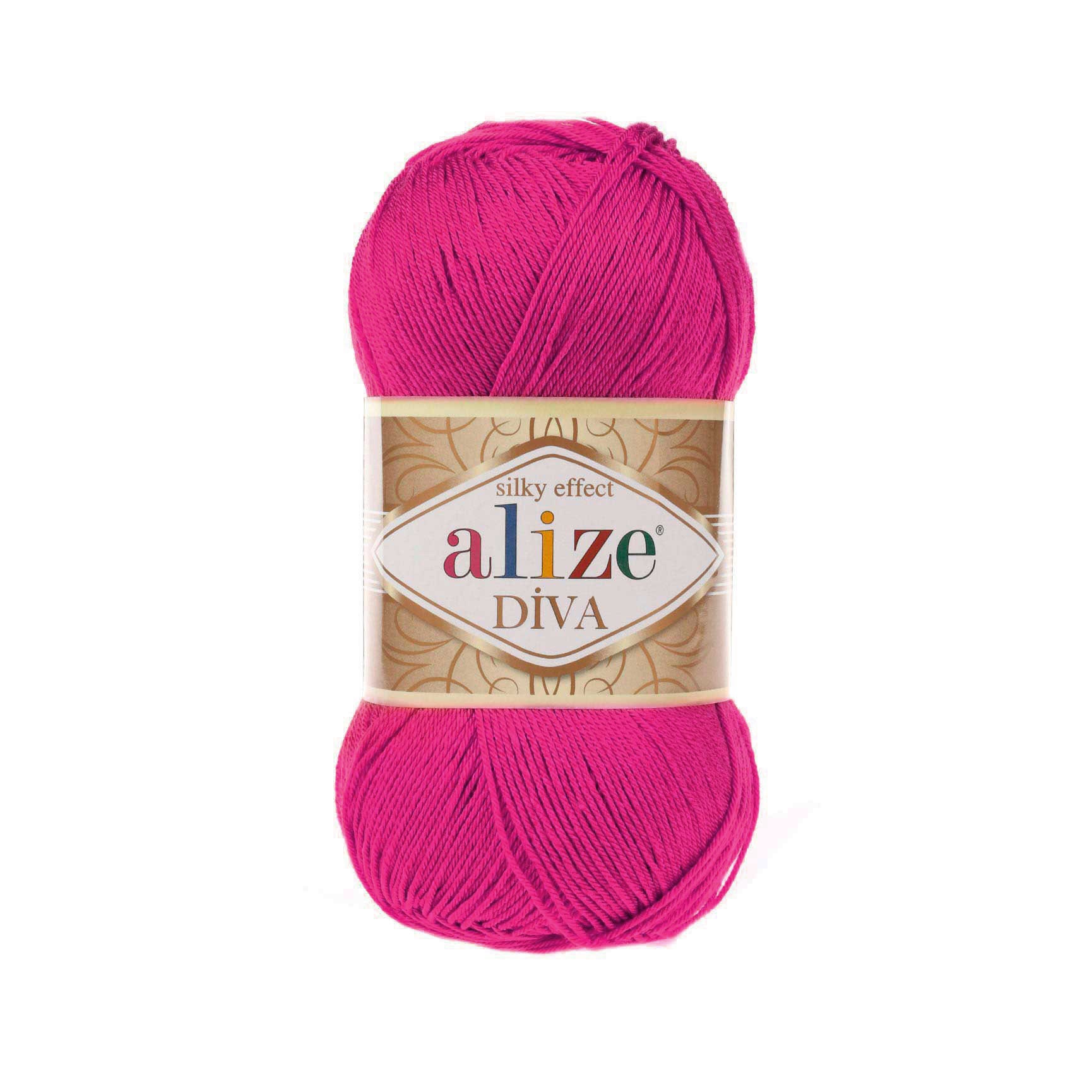 Alize Diva Yarn Knitting Crochet Yarn 100g Diva Wool Yarn Silk Effect Soft  Crochet Knit Many Colors 