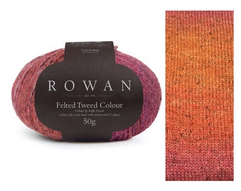 Rowan Felted Tweed Colour, fil de laine d'alpaga, fil à tricoter dégradé, 50g