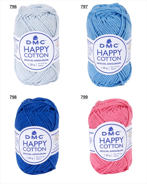 3 Ply Milk Cotton Yarn for Crochet, Amigurumi, and Punch Needling 