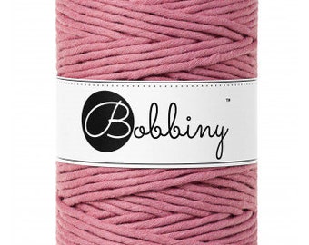 Bobbiny Macrame Cords 5mm, cotton braided cord, 100m, 57 colours