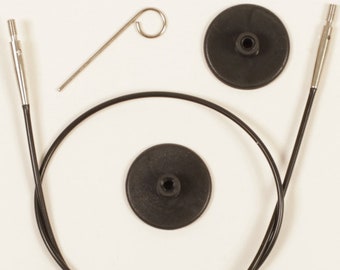 Câble d'aiguille interchangeable de 76 cm (29,9 pouces) pour faire 100 cm (39,4 pouces)