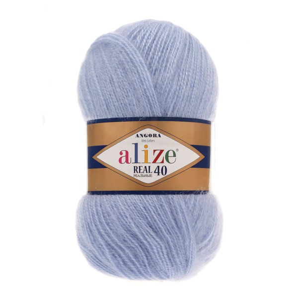 Alize Angora yarn, wool yarn, knitting, winter yarn, crochet, acrylic yarn