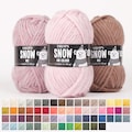 Chunky wool yarn, Bulky yarn, DROPS SNOW, ESKIMO, Felting yarn, Feltable yarn, Winter yarn, Knitting yarn, Crochet yarn product logo
