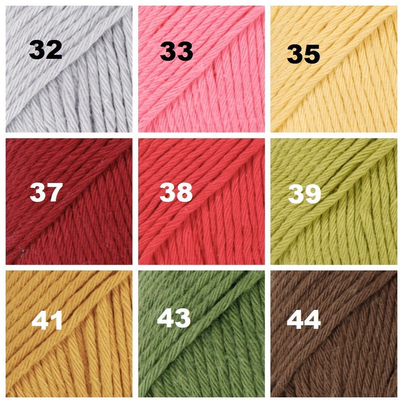 Fil à tricoter DROPS PARIS, fil 100 % coton, fil de coton au crochet, fil d'aran, fil peignée, fil d'été, fil doux, fil naturel image 5