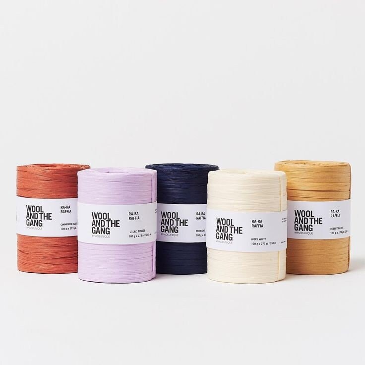 Raffia Ribbon Yarn - Color Crazy