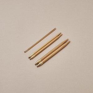 Seeknit verwisselbare naalden, naaldlengte 14 cm Seeknit verwisselbare rondbreinaaldpaarpunten, lengte 14 cm afbeelding 1