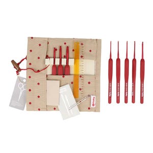 Tulip Etimo Red crochet hook set soft-grip