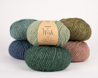 Drops Wish yarn, super bulky alpaca, cotton and merino wool yarn