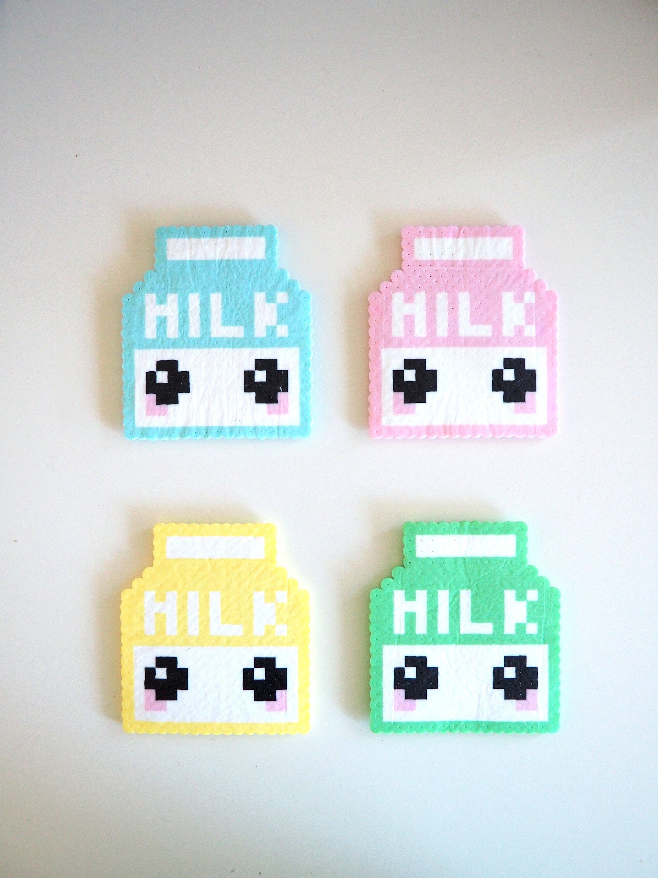 Milk Carton Perler Cute Perler Design Kawaii Milk Str vrogue.co