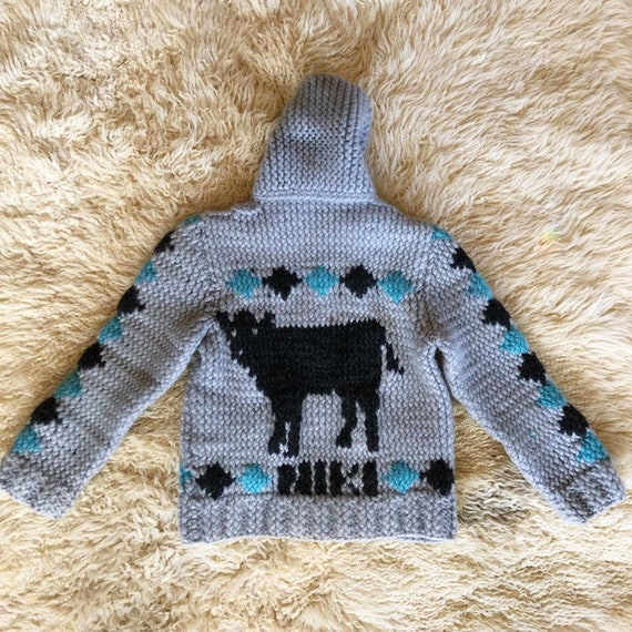 Children's Cowichan cardigan