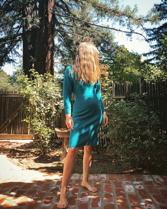Cashmere Betsey Johnson turquoise dress
