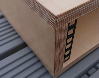 2U 19" Birch Plywood Studio Rack Cabinet