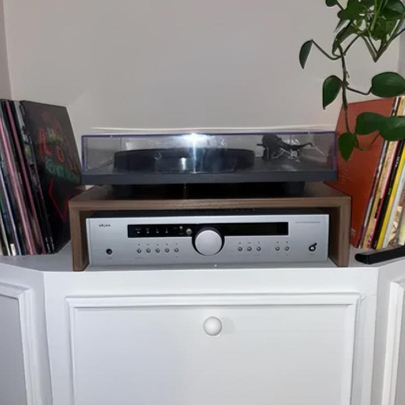 Record Player Riser Sturdy Plywood Stand / Riser for Your Turntable/vinyl Record Player. - Etsy
