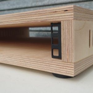 1U Birch Plywood Studio Rack Cabinet - 19 inch image 1