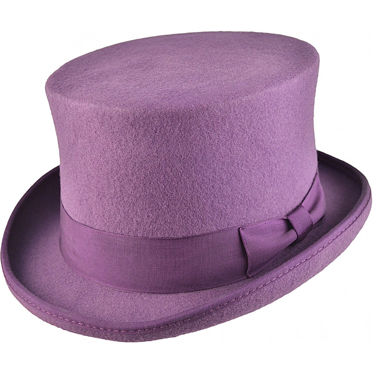 Classic 100 Wool Purple Top Hat Top Hat Etsy