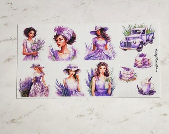 Lavender Deco stickers