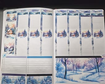 Kit hebdomadaire Passion Planner - Janvier Hiver 2025