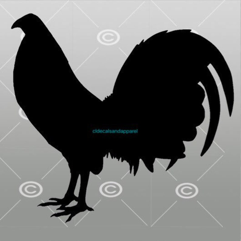 Gamefowl Window Decal