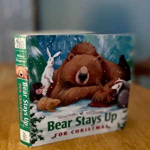 Bear Stays Up for Christmas Vintage Board Book