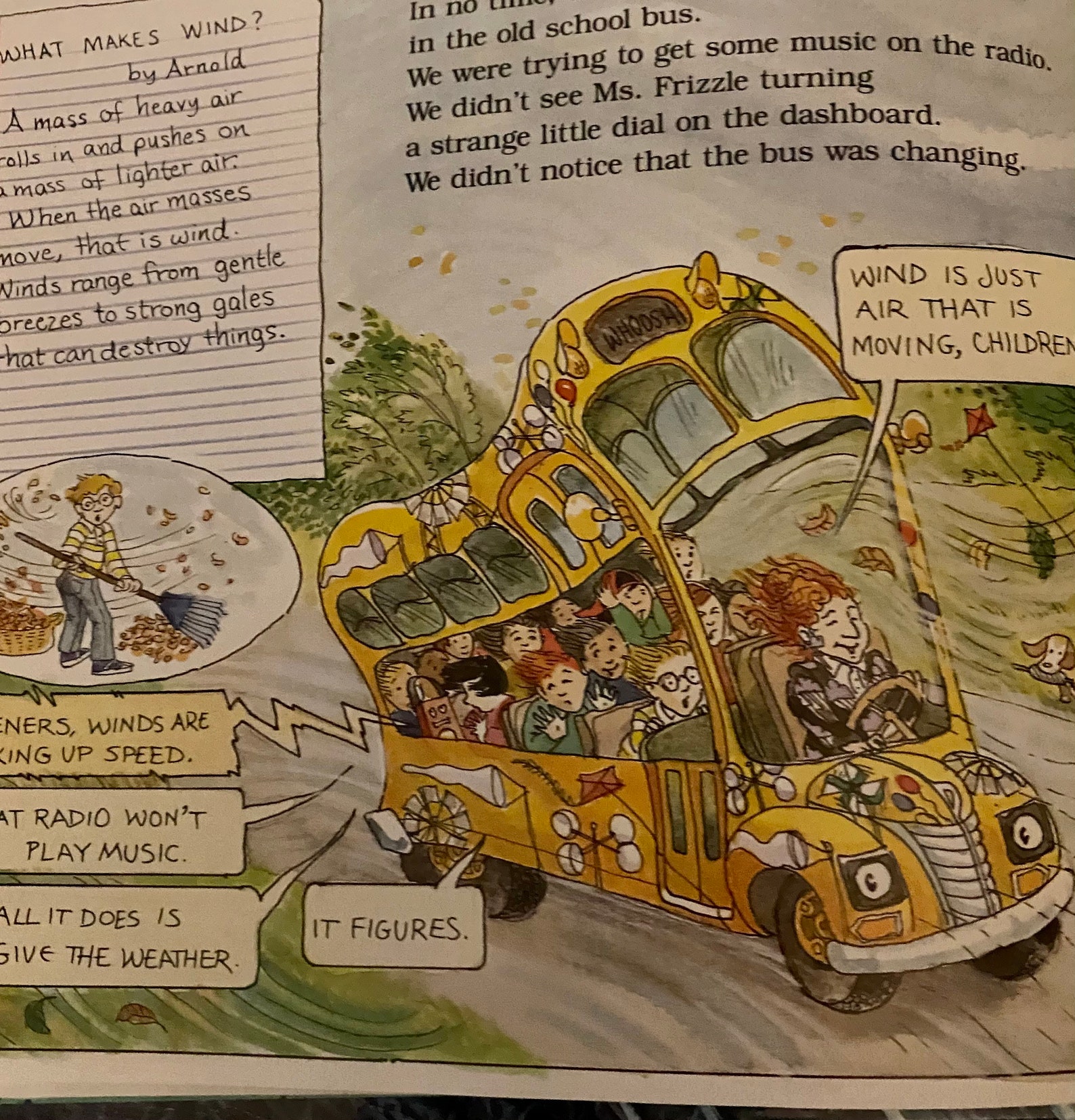 The Magic School Bus Inside a Hurricane by Joanna Cole. | Etsy
