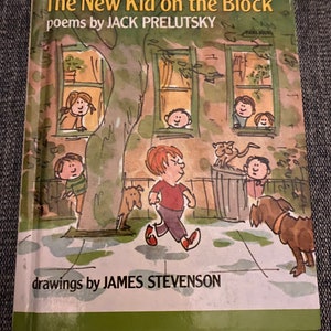 1984 The New Kid On The Block Poems By Jack Prelutsky Vintage Hardcover