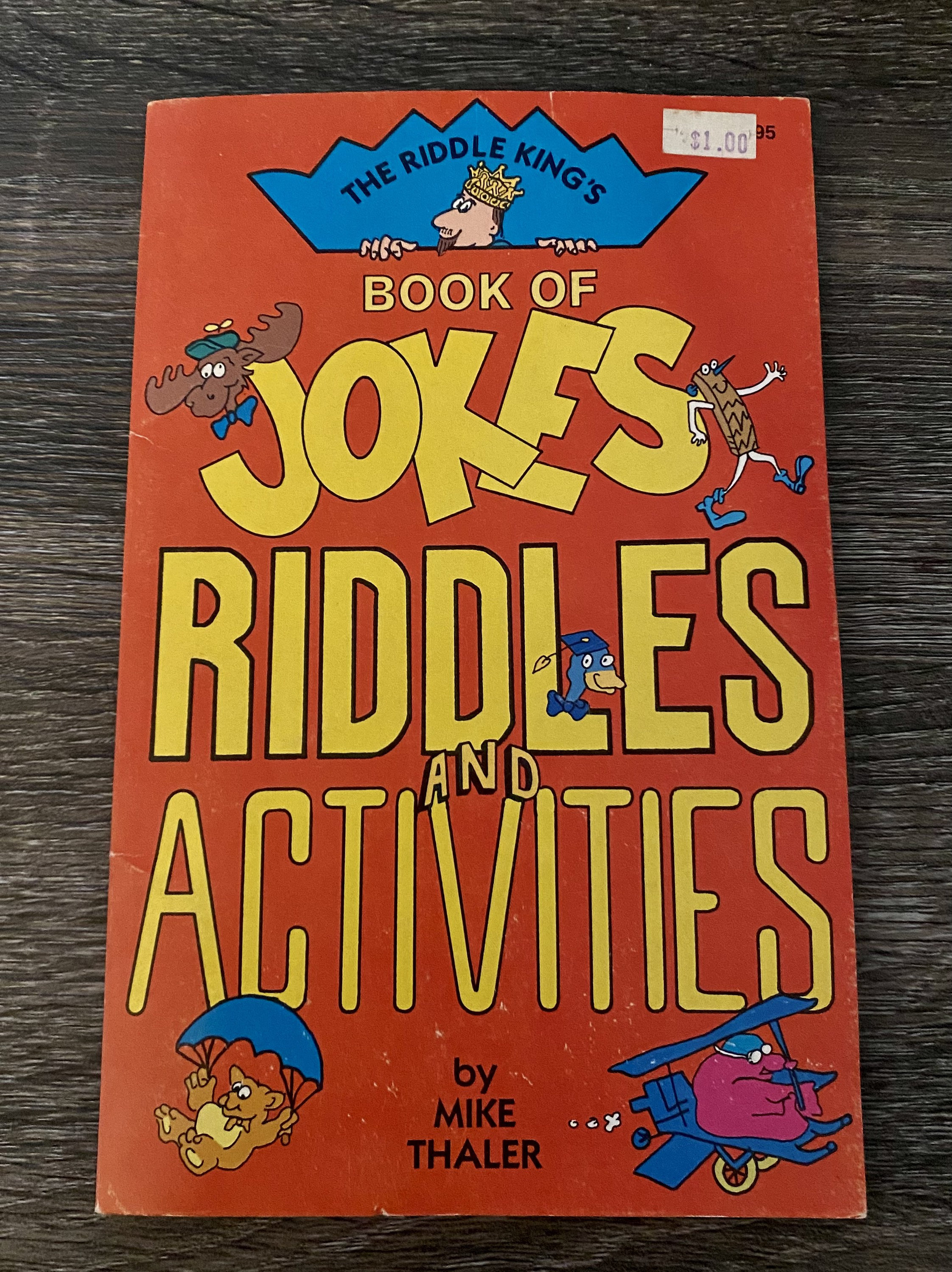 The Riddle Kings Book of Jokes and Riddles, and Activities. 1987. Etsy UK