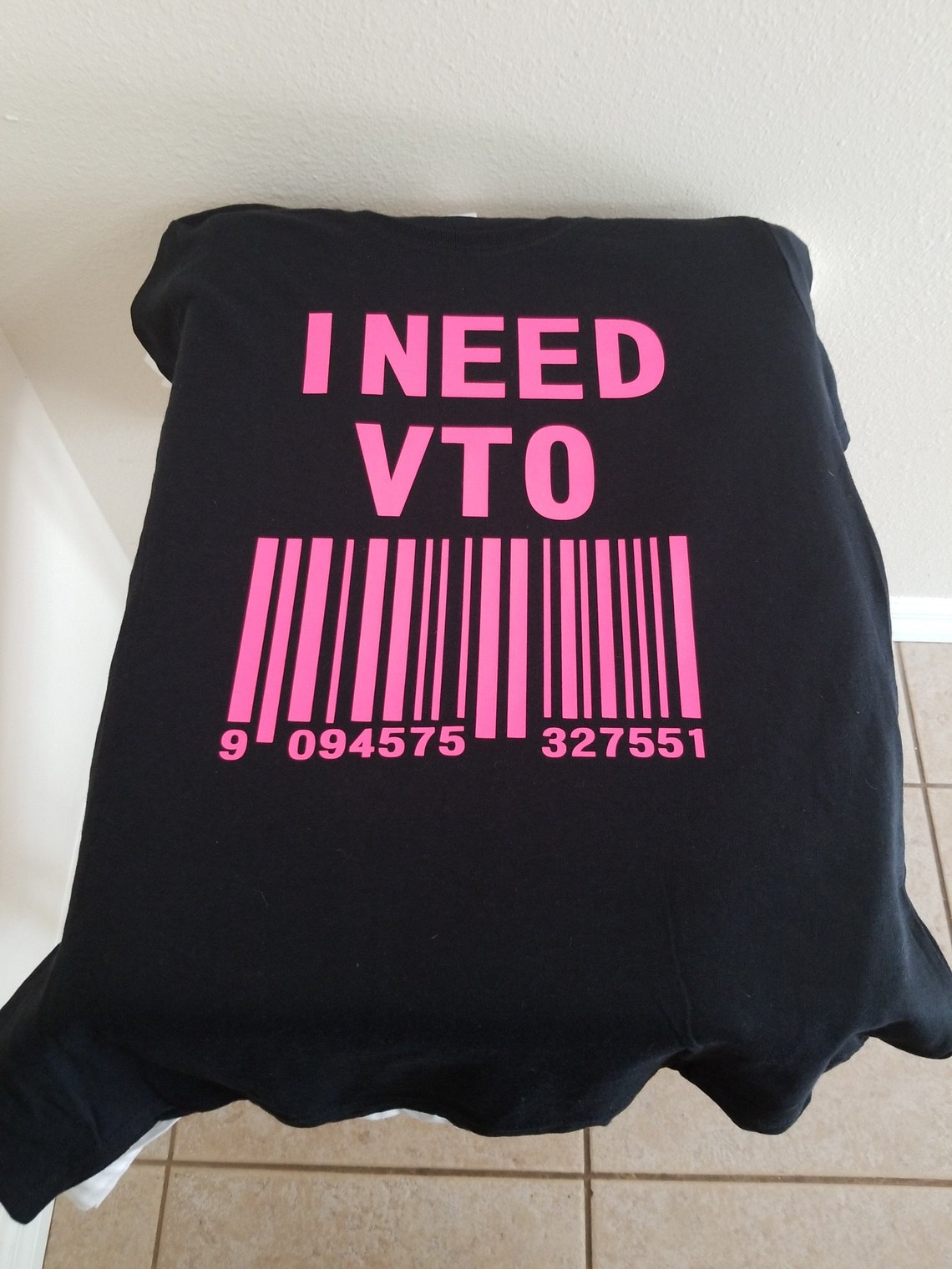 I Need VTO Warehouse Funny T Shirt w/Barcode Etsy