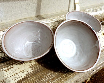 3 Müslischalen Keramik handgetöpfert