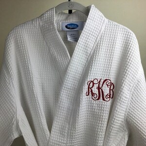 His and Her Robes Wedding Gift Robes Waffle Weave Robes - Etsy