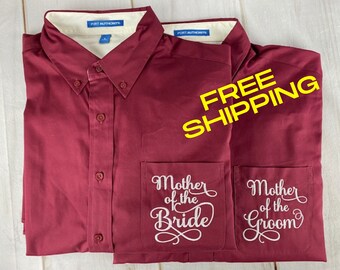 mother of the bride button up shirt