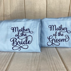 Mother of the Bride l Mother of the Groom l Get Ready Shirt l Embroidered Bridal Party Shirts l  Button Down Shirts l Bridal Party Gifts