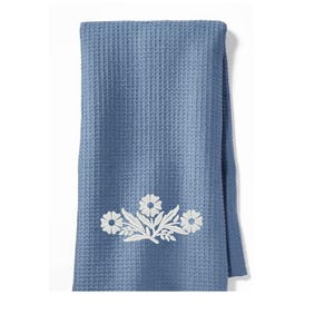 Blue Cornflower Dish Towels | Iconic Corningware Inspired Design |  Vintage Design