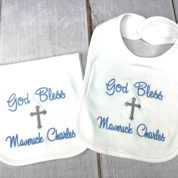 Christening Bib Etsy