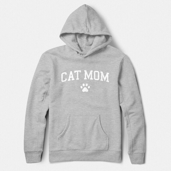 cat mom hoodie