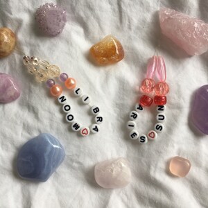 Astrology Sign Crystal Beaded Bracelet