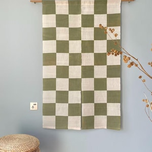 Green Pojagi Curtain - Etsy
